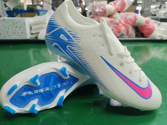 Nike Football Shoes White Blue Peach-53 - Click Image to Close